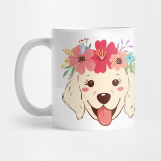 Cute Golden Retriever Mug